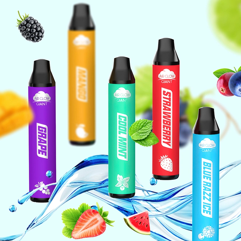 Newest Slim E-Liquid Vape Disposable Rechargeable by Type-C 5 Different Fruit Flavors New Model Vape