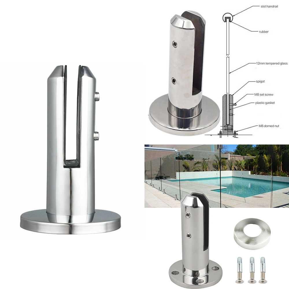 Free Sample Customizable Hotel Environment-Friendly Cost-Effective Glass Spigot Railing