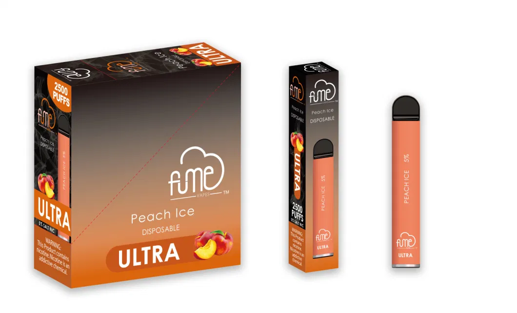 Wholesale Fume Ultra Disposable Vape Device 5% Nicotine 2500 Puffs with Different Flavors