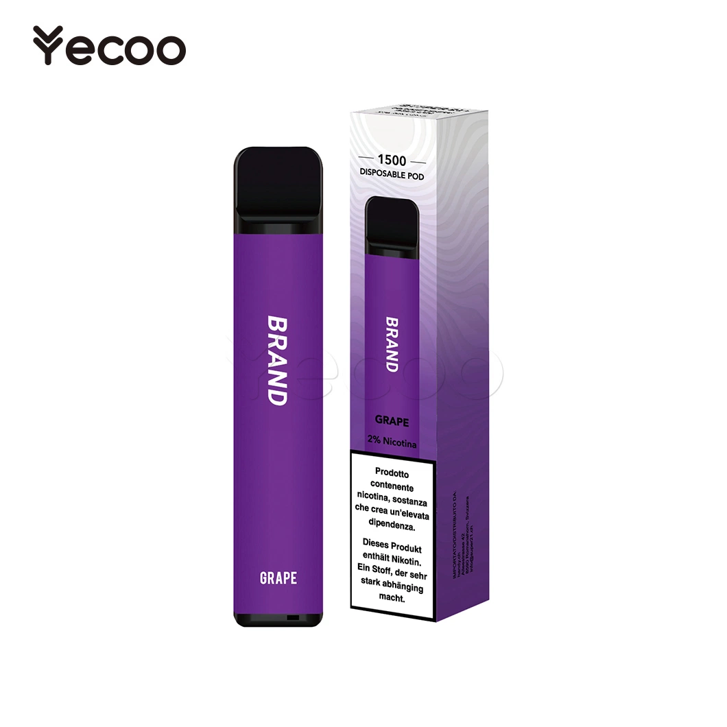 Yecoo E Cigarette Distributors Disposible Vapes 10000 Puffs China S2 19 1500-2500 Puffs Disposable E Vapes