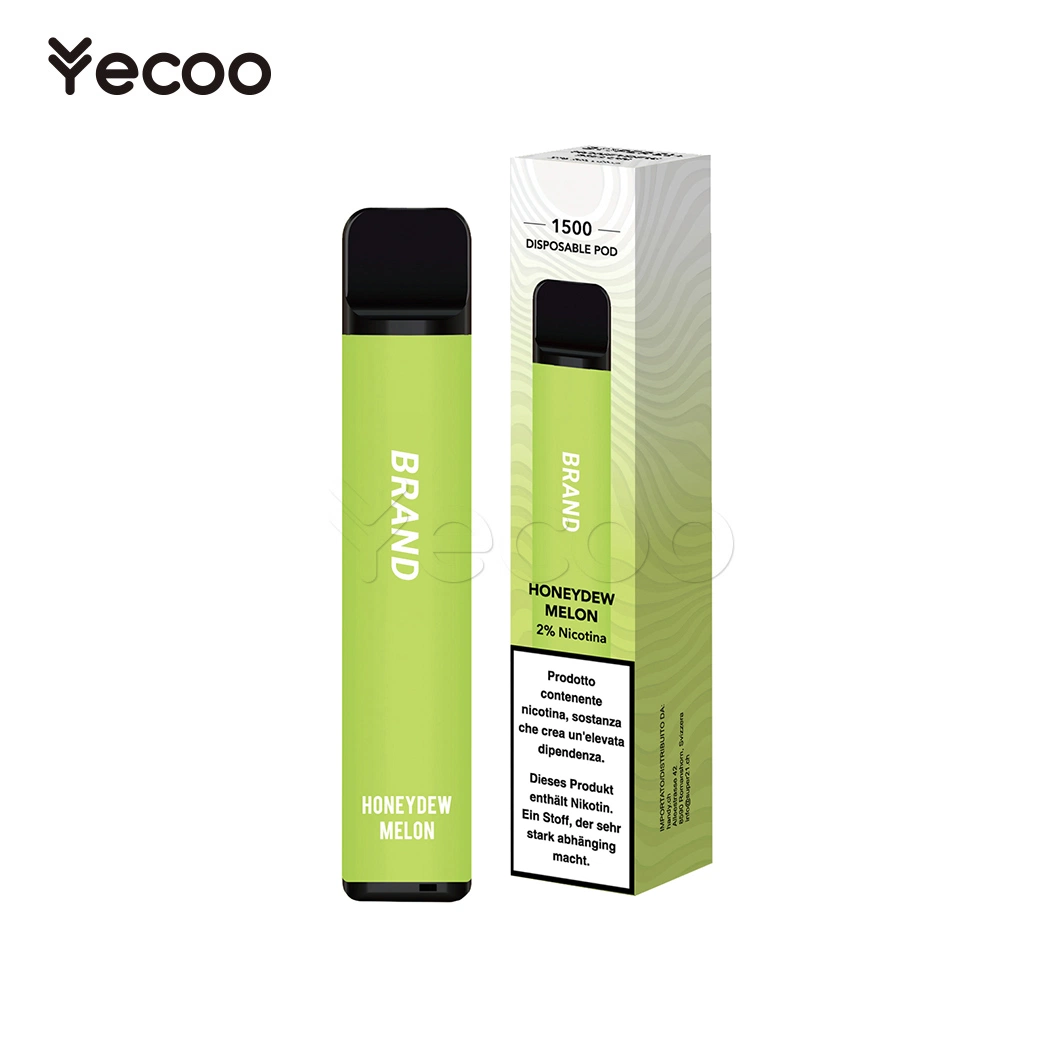 Yecoo E Cigarette Distributors Disposible Vapes 10000 Puffs China S2 19 1500-2500 Puffs Disposable E Vapes