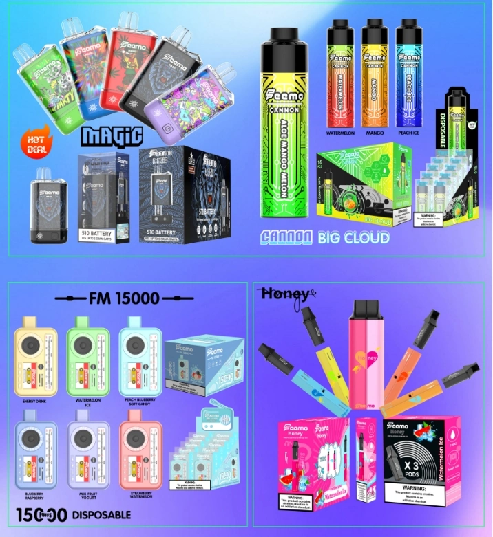 Feemo Disposable Honey Vapor 2ml Pod Cartridge Feemo Vape E-Cigarette Starter Kits with Tpd