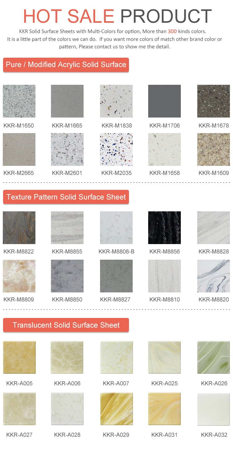 White Marble Artificial Stone Solid Surface Slab for Countertop Buliding Material