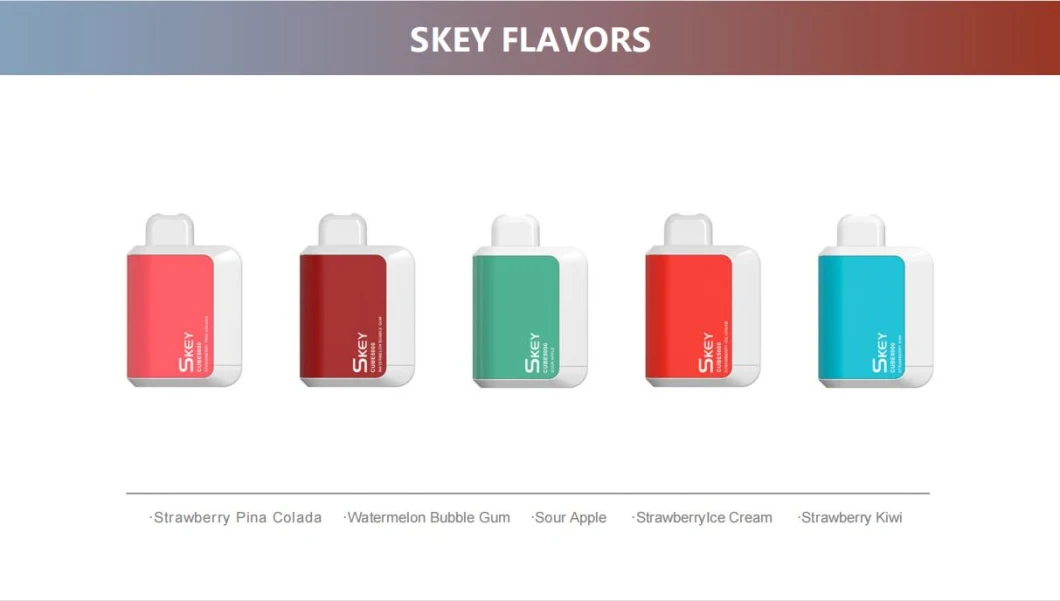 Skey Cube 5000puffs Box Design High Quality Disposable Vape Device