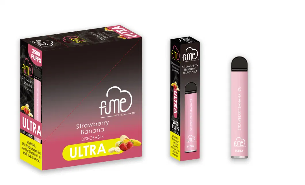 Wholesale Fume Ultra Disposable Vape Device 5% Nicotine 2500 Puffs with Different Flavors