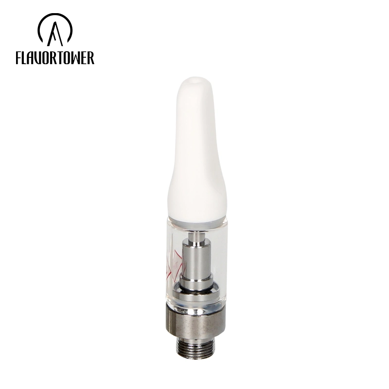 High Quality Full Ceramic Coil 510 Thread Vaporizers White 0.5ml 1ml Cartridges No Lead Free Heavy Metal Empty Atomizer