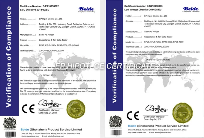 Transformers High-Voltage (HV) Cables Switchgear (GIS) Systems Tan Delta Test Kit Cp Td Output Voltages up to 12 Kv