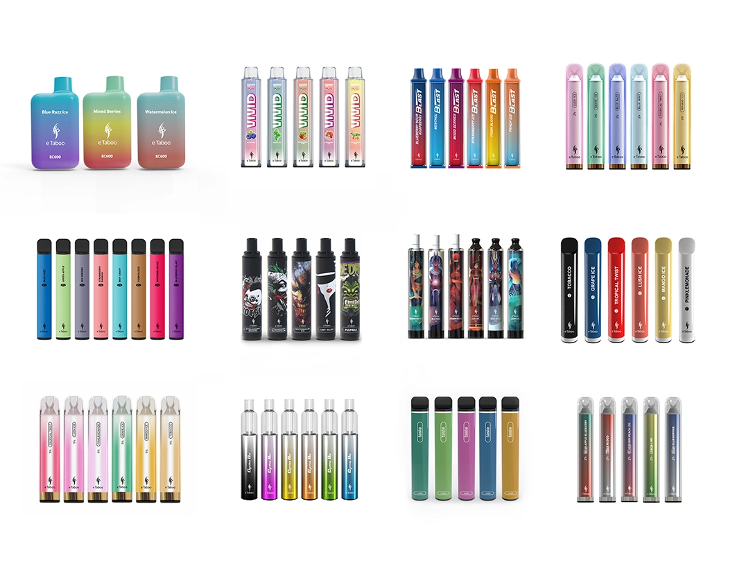 Wholesale Disposable Mini Mod Pocket Size Etaboo Hot Seller 600 Puff 12 Flavors Disaposable Vape Pods Mini Vape Vape Pen OEM Accepted Cheap Shipping Free Nic