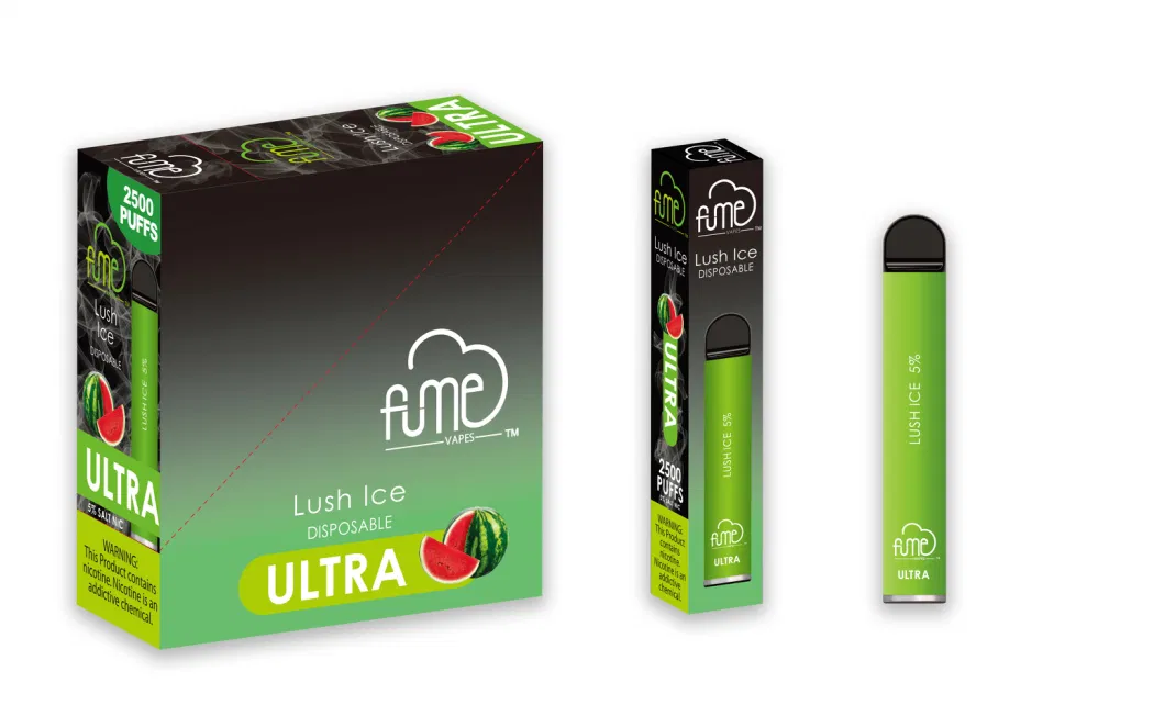 Wholesale Fume Ultra Disposable Vape Device 5% Nicotine 2500 Puffs with Different Flavors