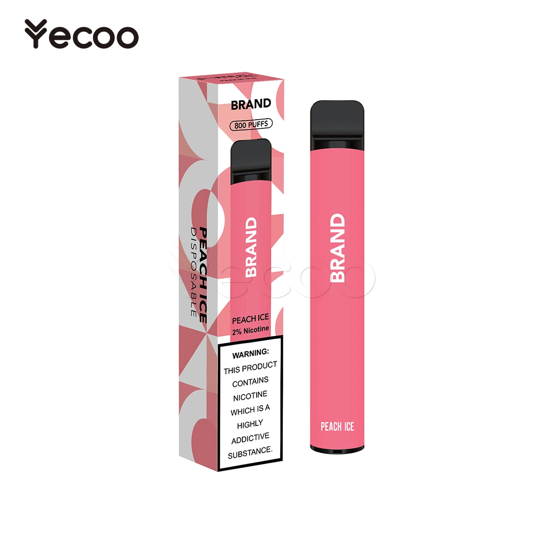 Yecoo Blu Electronic Cigarette Factory Mini Electronic Cigarette China S2 16 600-800 Puffs Disposable E-Cigarette Electronic Smoke