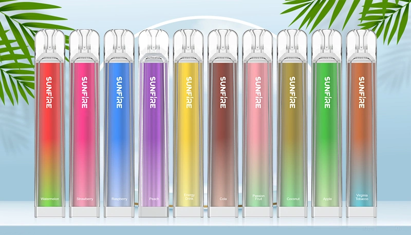 600puff Germany Spain Europe Hot E Smoking Pod Wholesale I E Cigarette OEM Logo 2ml Vape Pen Disposable Crystal Vape Sunfire Pod