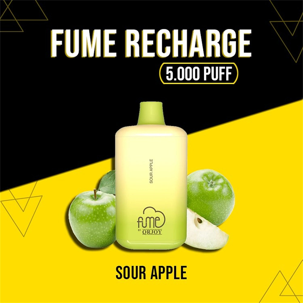 New Arrival Fume 5000 5000puffs 5K Puff Puffs E Shisha 12ml Mesh Coil Recharge Disposable Vape E CIGS Starter Kit Vaporizers Vapers Strawberry Kiwi Pod