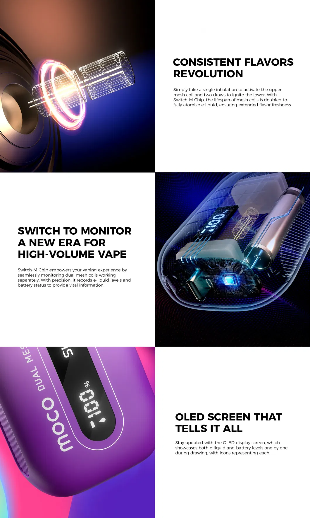 Wholesale Smart Disposable Vape Device 9000 Puff Dual Mesh Coil