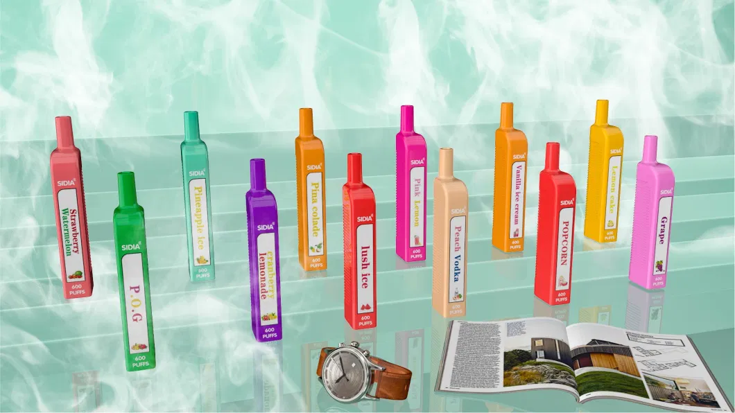 Wholesale Sidiamini 600 Puffs 2 Ml Disposable Pen Vape of Vanilla Ice Cream