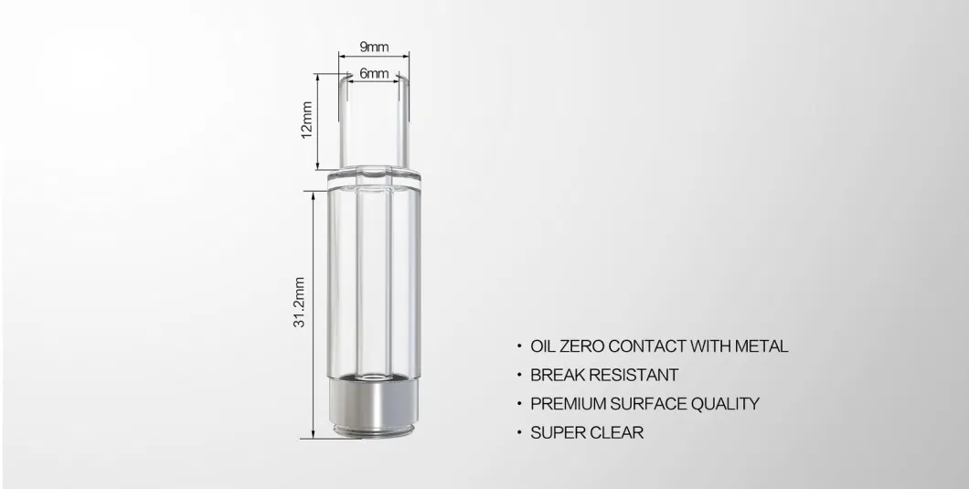 Full Glass Cart Ceramic Cartridge Thick Oil Vape Pen X Tank OEM Brand Custom Logo Customize 510 Atomizer