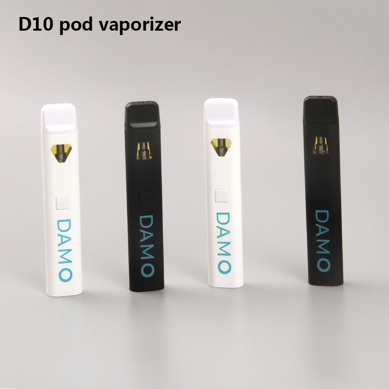 1.0ml Empty Vaporizer Thick Oil 350mAh Battery Vapes Custom Logo Packaging D7 Closed Pod System