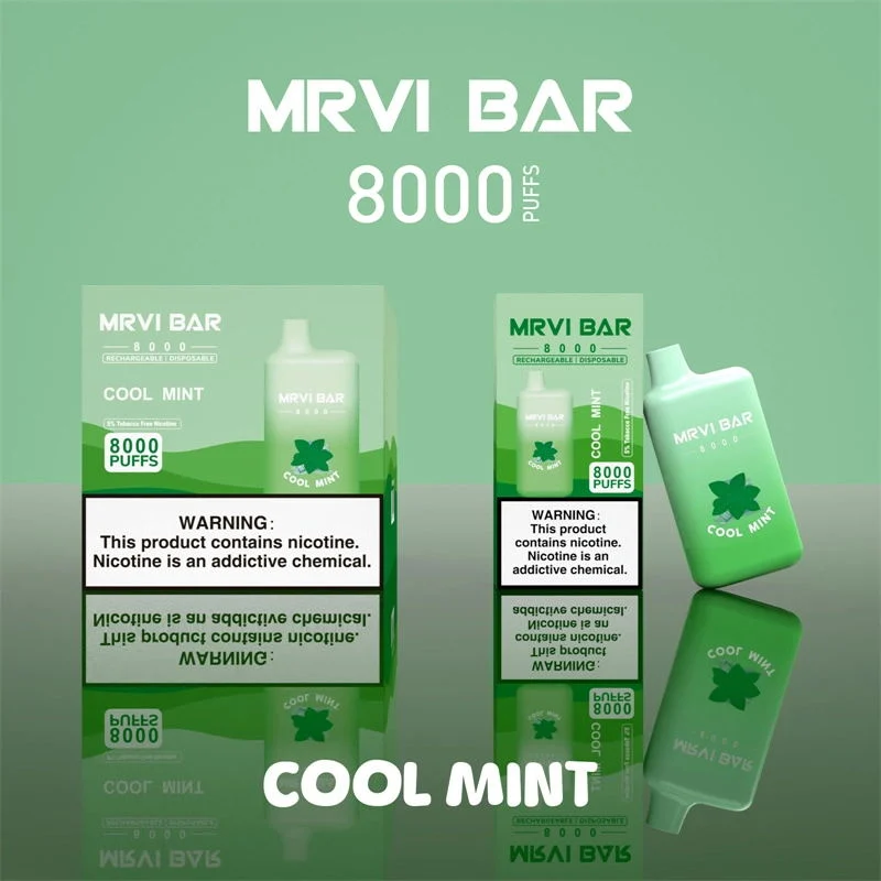 Mrvi Bar 8000 Puff Logo Zbood 7000/7200/8000/9000 Df8000 Imini Pi 9000 Tobacco E Cigarette Dispsoable Vape