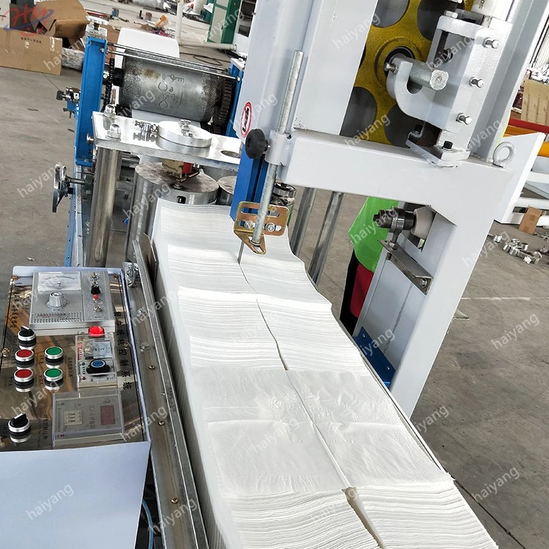 Full-Embossing Automatic Cigarette Rolling Wet Towel Packing Paper Napkin Tissue Machine in China