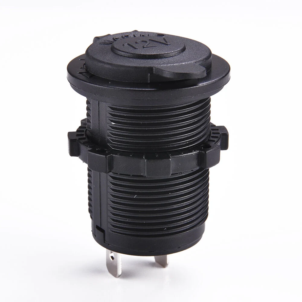 12V-24V Waterproof Power Socket Cigarette Lighter Socket Power Plug Outlet for Car Motorcycle Boat