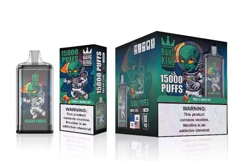 Bang King 15000 15K Puff Vs Wga Crystal King 12000 12K Puff 2% Electronic E Cigarette Disposable Vape