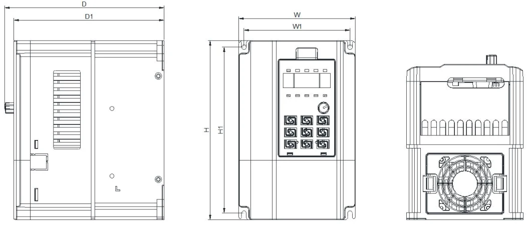 Replace Dorna 11kw Similar Delta/Invt AC Drive H500 Series 380V 50-60Hz VFD Frequency Inverter/Power Supply/Converter