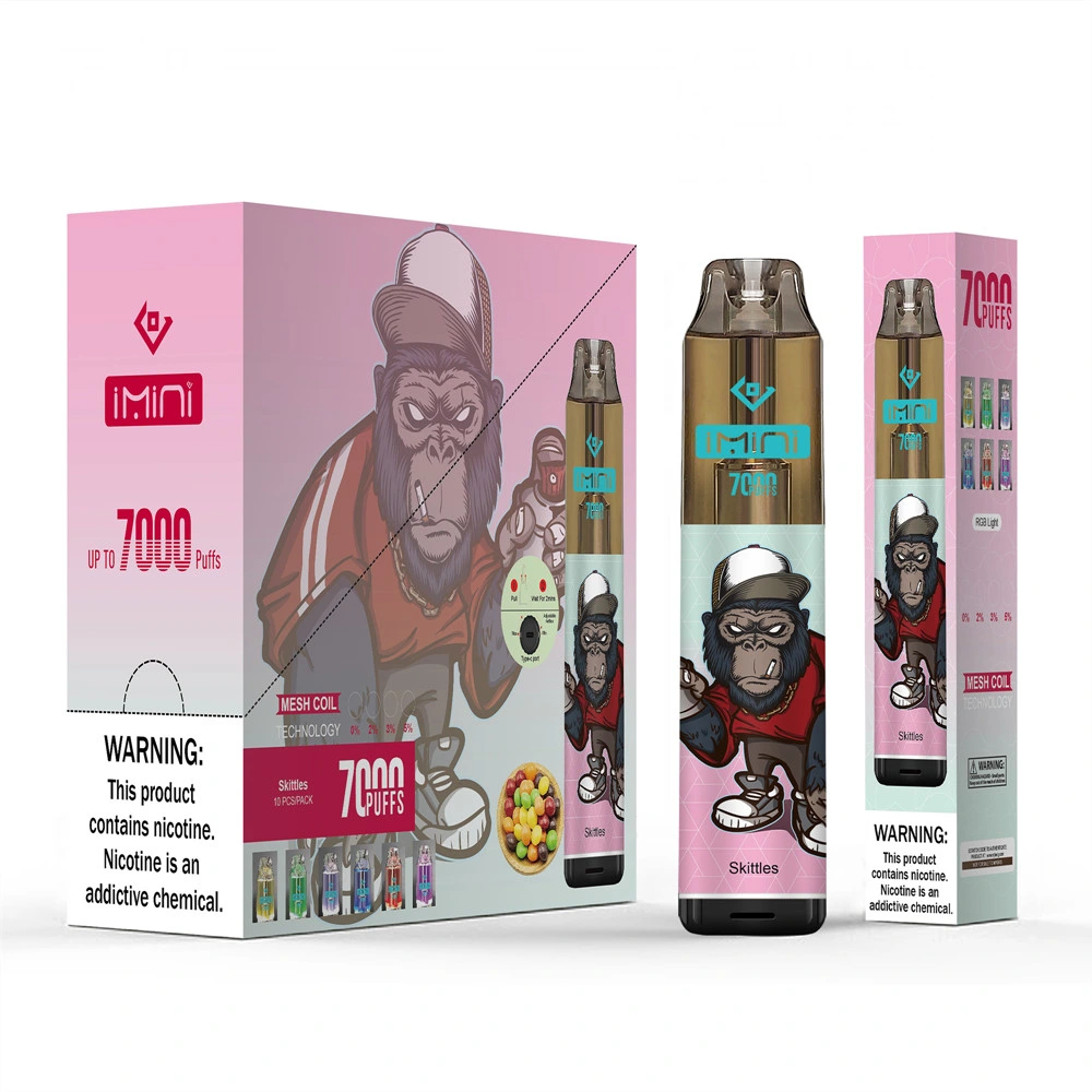 Wholesale R M Tornado 7000 Ejuice Locking System Leakproof Imini 7000 Puffs Rechargeable Type-C Randm Vape