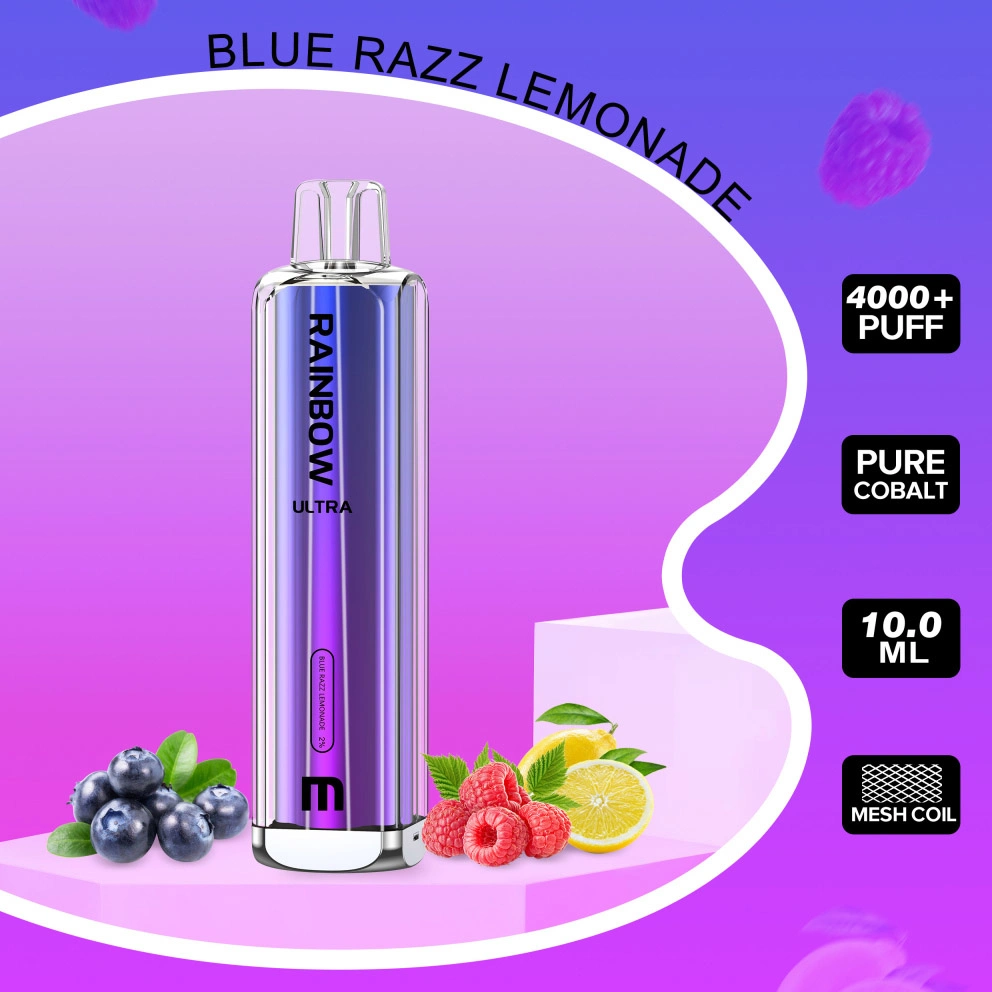 Zbood Customize Mture Rainbow Ultra 4000 Puffhits Plus All Flavors Available Airscream Foggy Lux Bar XXL Lux Vaper Wholesale Disposable Vape