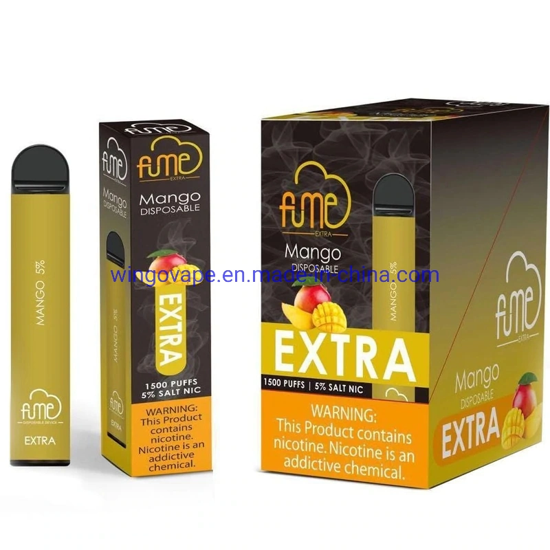 100% Original Fume Disposable Vape Fume Extra 1500puffs/Ultra 2500 Puffs/Infinity 3500 Puffs Disposable Vape with The Best Taste