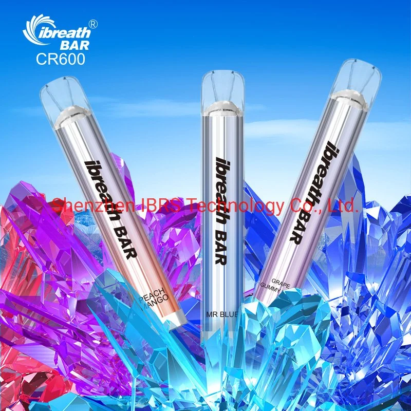 Hottest Selling OEM ODM Mesh Coil 600puffs Tpd Flavors Crystal Disposable Vape Bar with 2ml Ejuice