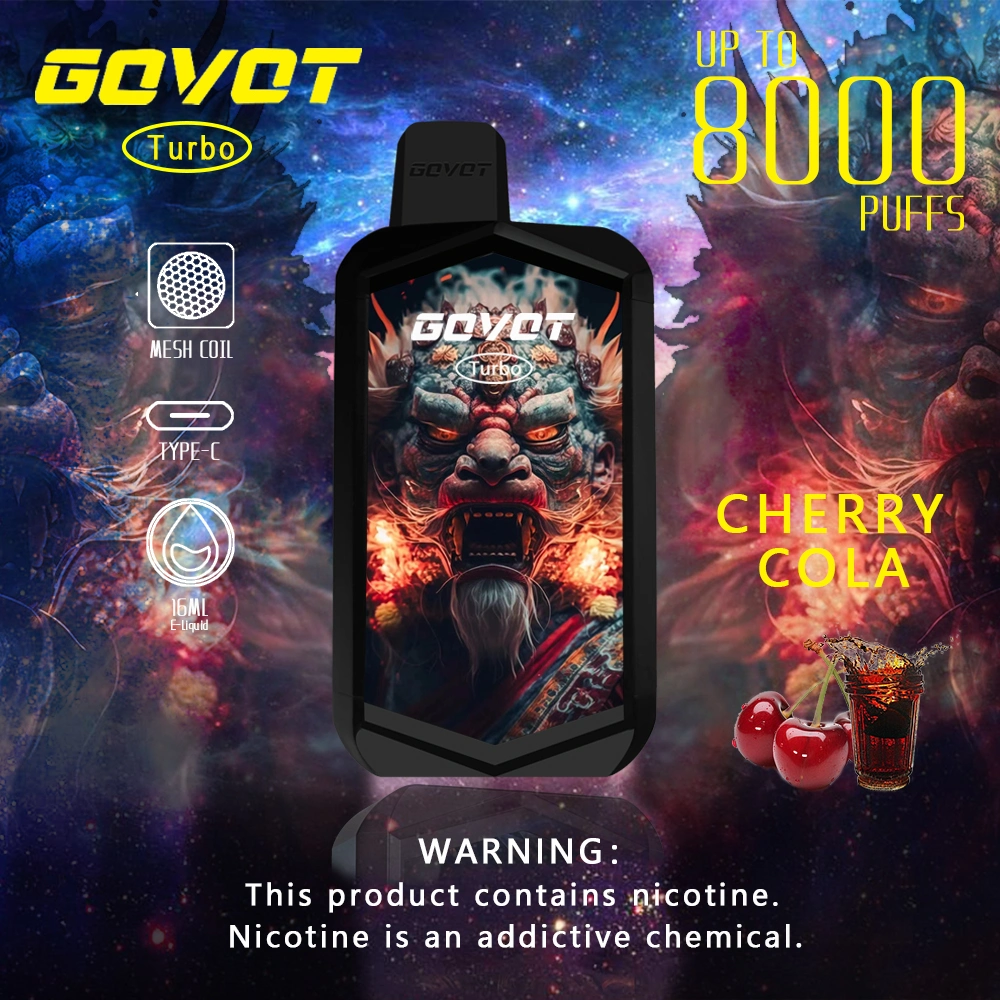 Govot 8000 Puffs 15000 Puff Disposable Vape 650mAh Rechargeable Battery Prefilled Carts Puff Tornado 9K Vapers Puffbar 2% 3% 5% Electronic Cigarette Vapes