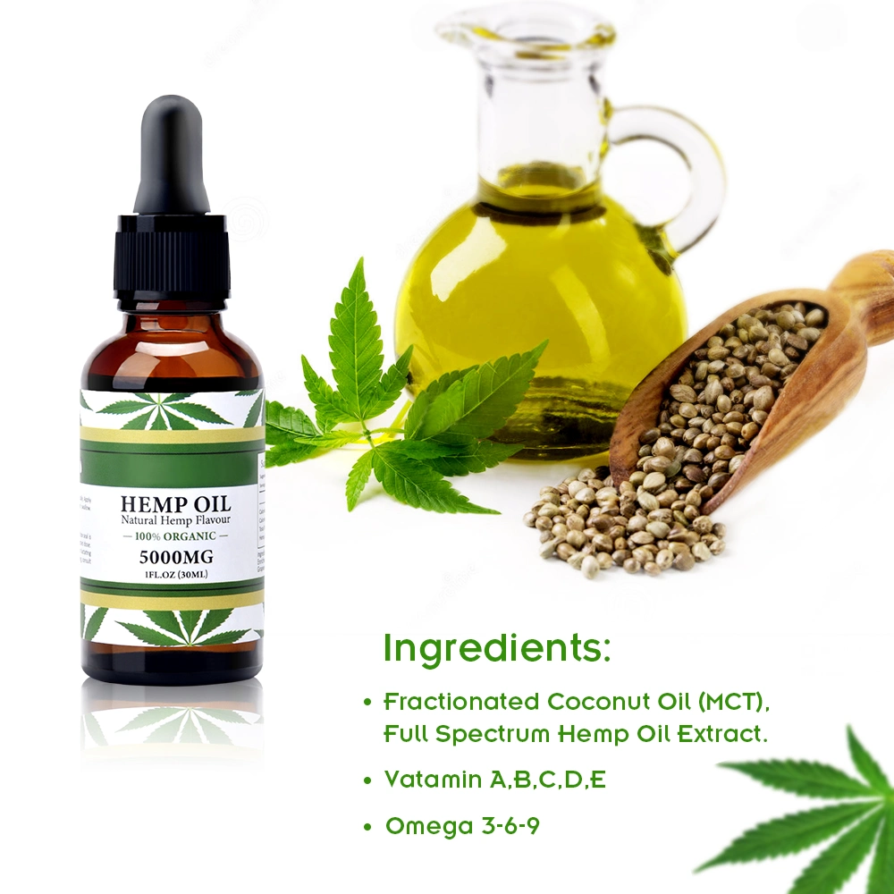Organic Hemp Seed Oil Aromatherapy Essential Oil Natural Anti--Inflammatory Body Skin Care Massage SPA Pain Relief Anti Anxiety
