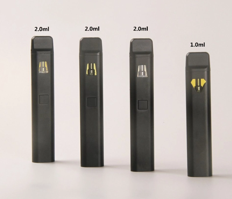 1.0ml Empty Vaporizer Thick Oil 350mAh Battery Vapes Custom Logo Packaging D7 Closed Pod System