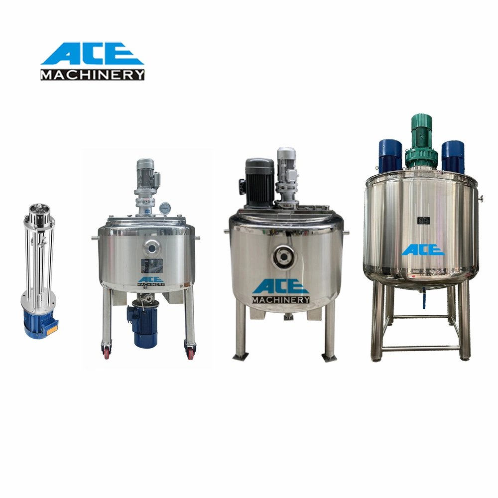 Best Price 1000L Face Cream Emulsion Ketchup Chilli Paste Mayonnaise Making Machine Vacuum Homogenizer