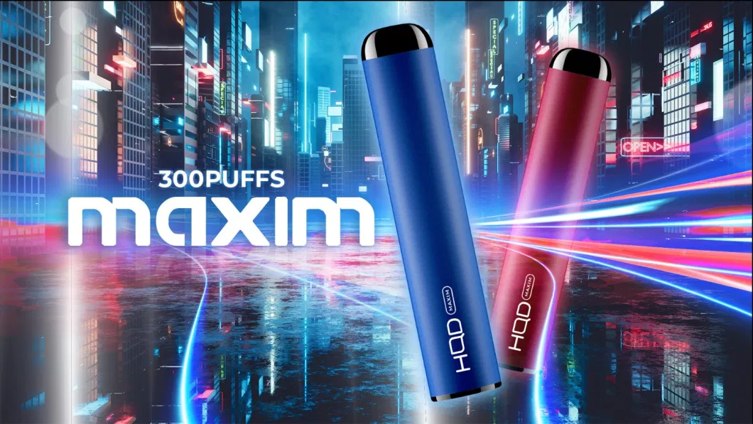 300 Puffs Disposable Vape Kit Maxim with Only 7mm Thickness in Watermelon Flavors