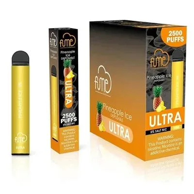 Original Product Fume Extra Ultra 1500/2500puffs Disposable Vape Electronic Cigarette Puff Plus