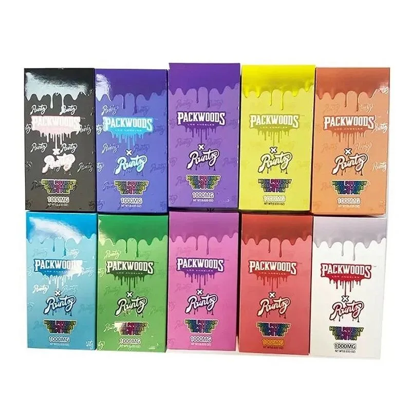 Wholesale Disposable Packwoods X Vapes 1000mg 1ml 280mAh Rechargeable Battery Packwoods Empty Vape