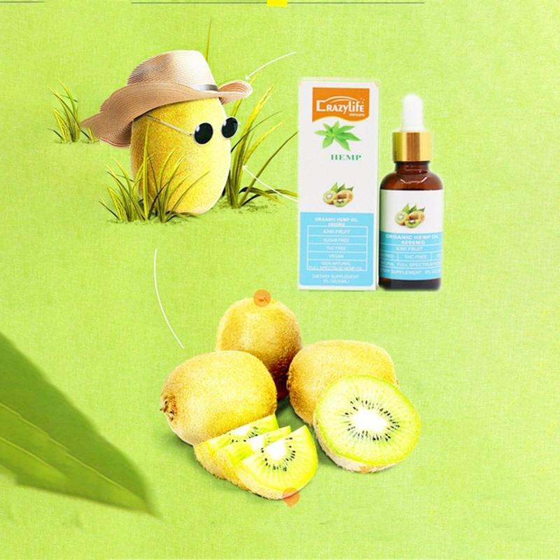 Kiwi Fruit Organic Hemp Oil Massage Oil Soothes Pressure Pain Improve Sleeping Scraping Foot Bath Aromatherapy Oi