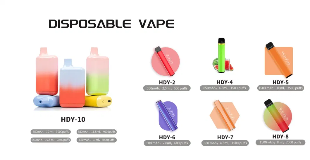 Latest Products in Market Pen Electronic Cigarette 5000puff Pod Supplies Disposable Vape