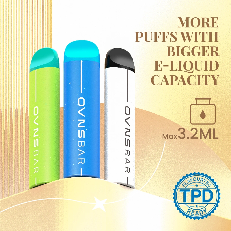 Tpd Registered 800puffs 500mAh Disposable E-Cigarette Puff Plus PCR Material Mesh Coil Disposable Vape