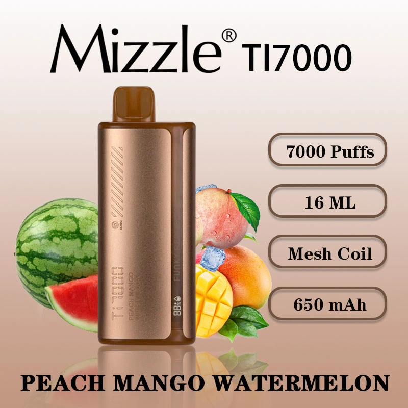 Custom OEM 7000puffs E-Liquid &amp; Power Screen Display Smart Disposable Pod System Device 600mAh Rechargeable Type-C Charging Port Battery Vapes Funky Republic