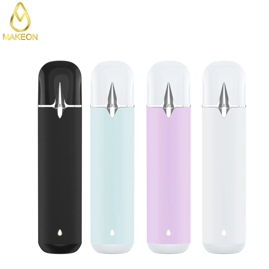 Makeon Dx 2 Gram 1.0ml Bar Disposable Custom Vape Pen Pod Battery Type-C Rechargeable Printing Logo Different Color Custom Packaging