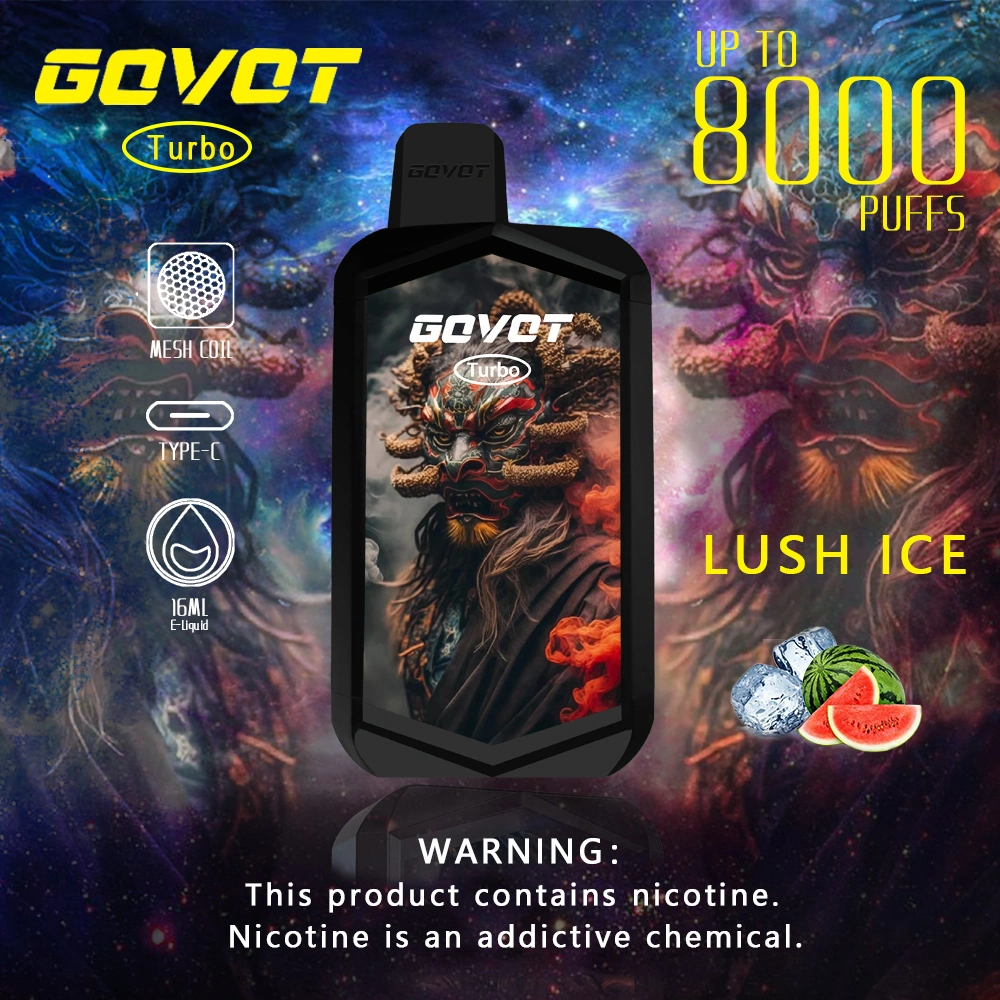 Govot 8000 Puffs 15000 Puff Disposable Vape 650mAh Rechargeable Battery Prefilled Carts Puff Tornado 9K Vapers Puffbar 2% 3% 5% Electronic Cigarette Vapes