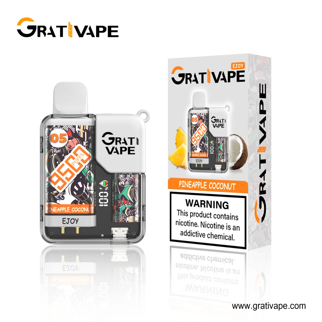 Grativape Gbot 10000 Puffs 5% Nic Vape to The Future 650mAh Disposable Elf E-Cigarette OEM&ODM Original Factory Wholesale Vape