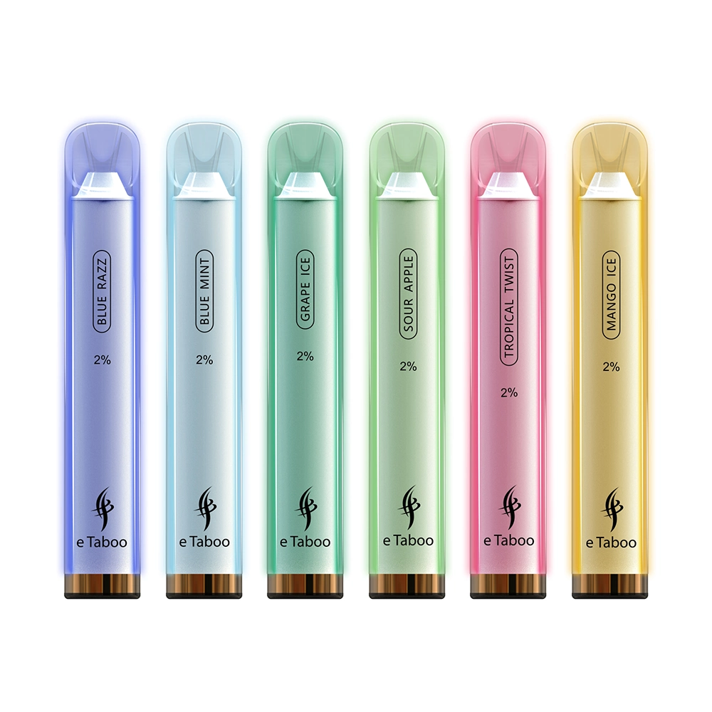 No Tobacco OEM 600 Puffs Disposable Vape Pen Elux Blast Glow Mini E-Cigarette Vape Wholesale EGO