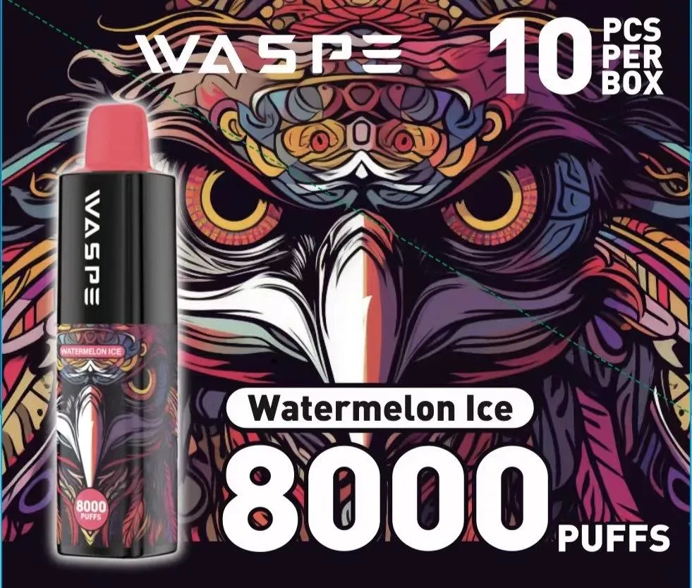 Waspe 8000 Puff Client Logo Zbood Bingo Vappor 7K/8K/9K/10K/12K/20K E Shisha Bingo RM 7000 Cigarette Vape Disposable Vape