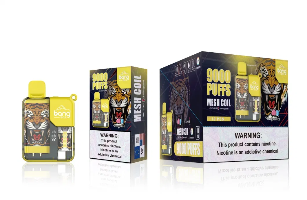 Bang 9000 Puff EU Zbood 2ml Crystal Bar Lux R and M Zero E-Zigarette Dispsoable Vape