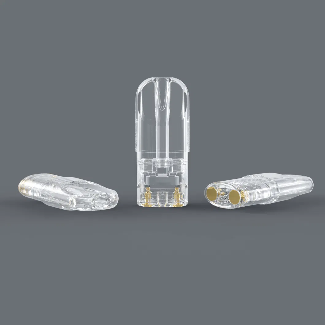 Transparent Shell Disposable Vape 600 Puffs 2ml Pod Compatible with Relx