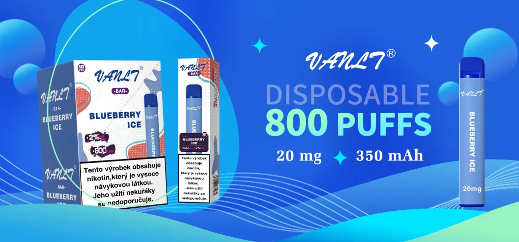 High Quality 800 Puffs Vape 350mAh Vuse Disposable E Cigarette