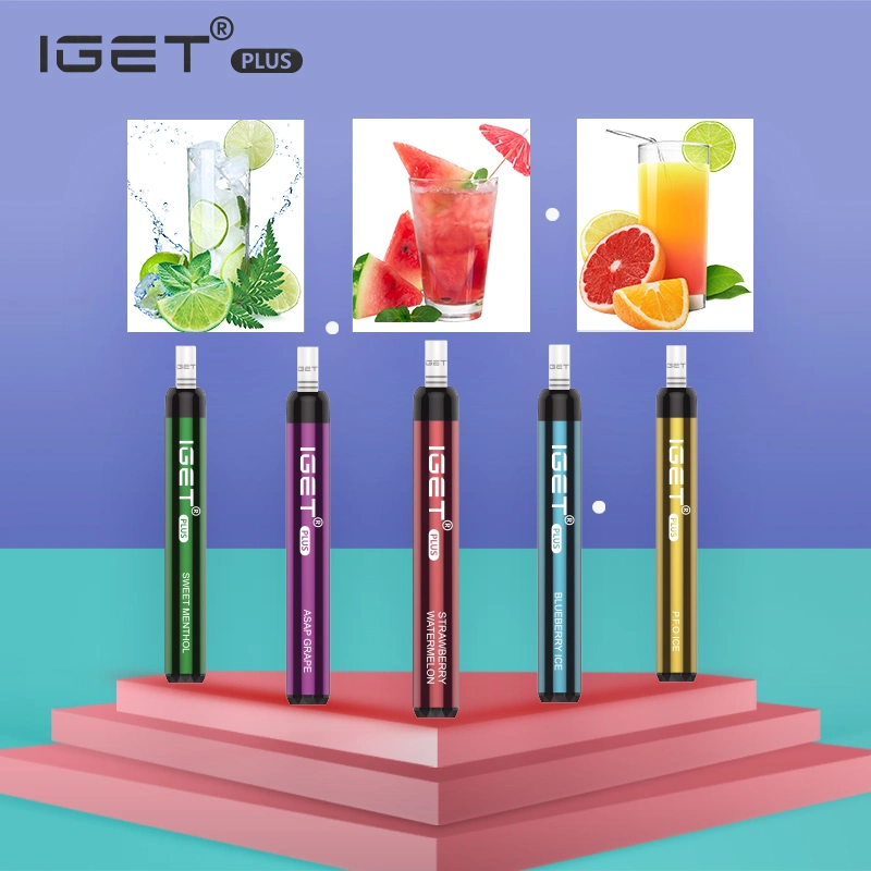 Iget Plus Disposable Vapor 1200puffs Vape Disposable Pod Kits Sweet Menthol