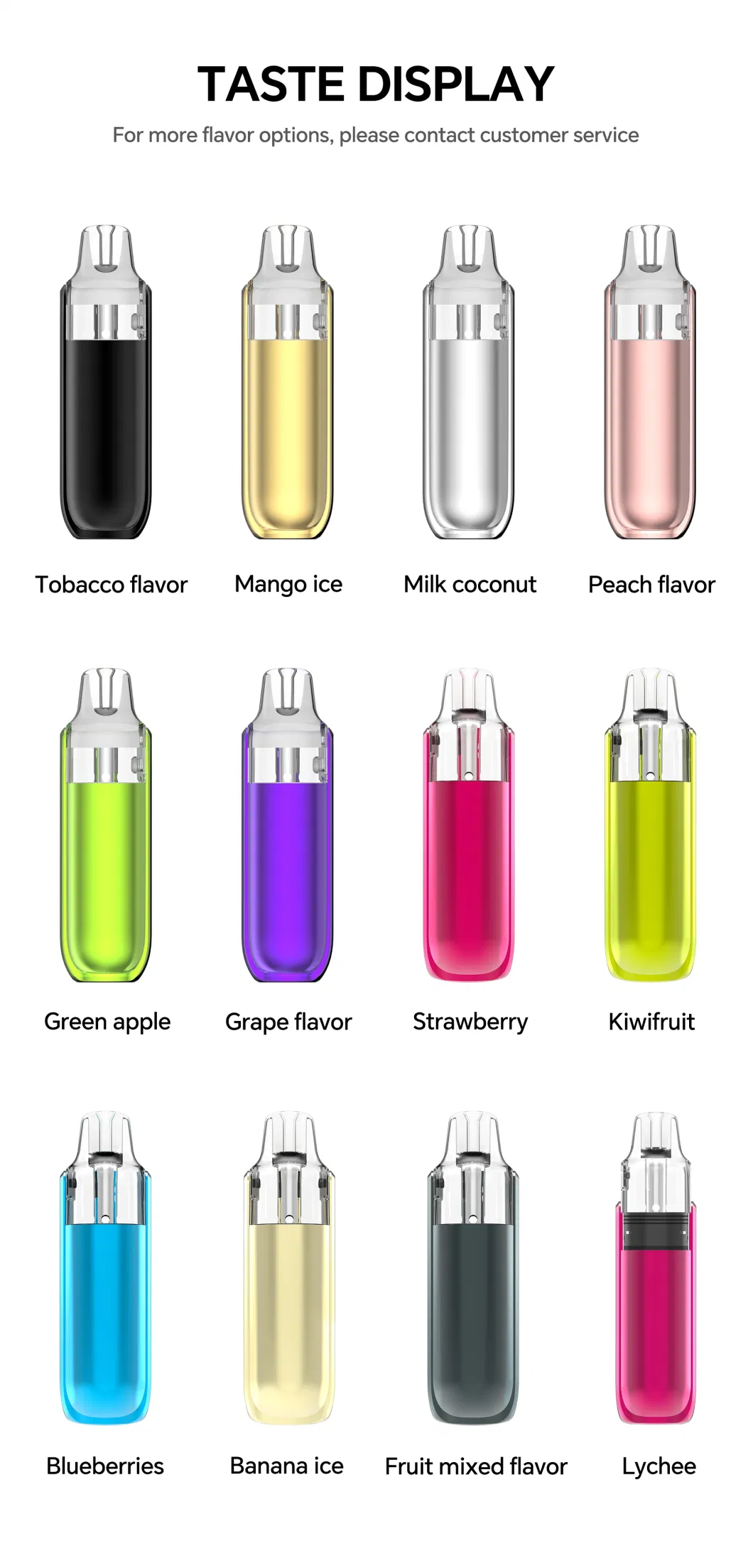 Mango Ice Cream High-Tech E-Cigarette Open Pot System 3.7 Ml 1500 Puff Nicotine Content 0%~5% Hottest Disposable Vape